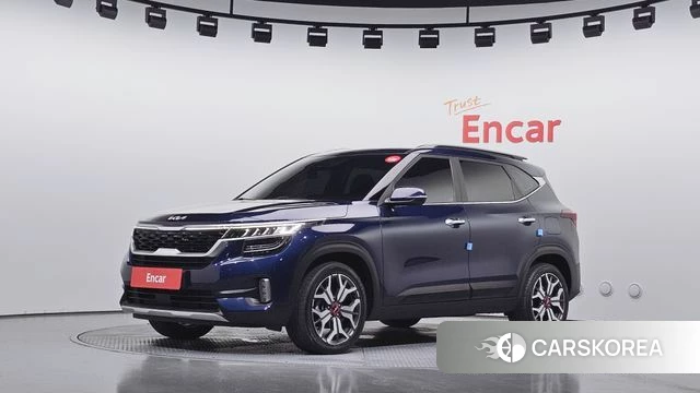 Kia Seltos 2021 Синий из Кореи
