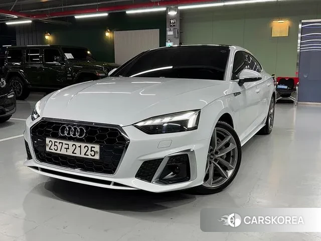 Audi A5 (F5) 2020 Белый из Кореи