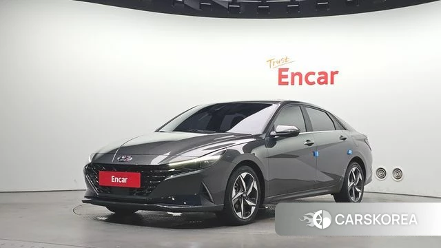 Hyundai Avante (CN7) 2020 Серый из Кореи