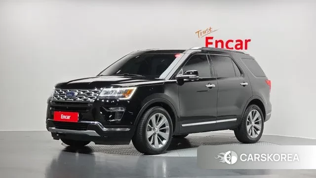 Ford Explorer 2018 Черный из Кореи