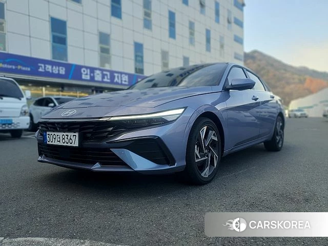 Hyundai The New Avante (CN7) 2025 Синий из Кореи