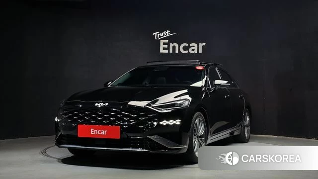 Kia K8 Hybrid 2023 Черный из Кореи