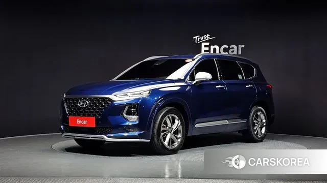 Hyundai Santa Fe TM 2018 Синий из Кореи