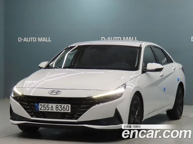 Hyundai Avante (CN7) 2022 Белый из Кореи