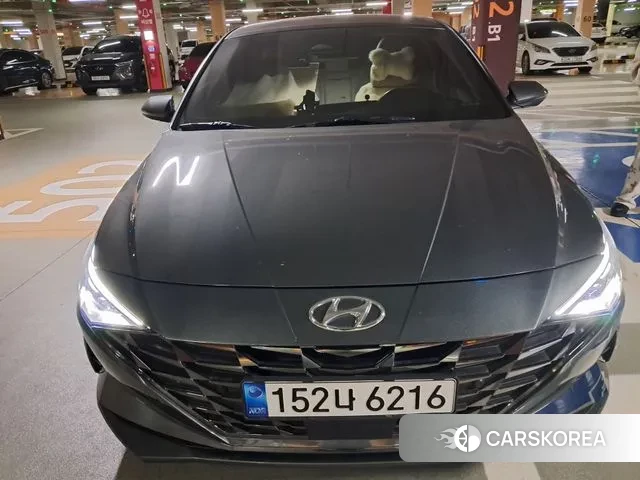 Hyundai Avante (CN7) 2022 Серый из Кореи