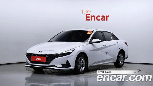 Hyundai Avante (CN7) 2021 Белый из Кореи