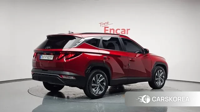 Hyundai Tucson Hybrid (NX4) 2022 Красный из Кореи