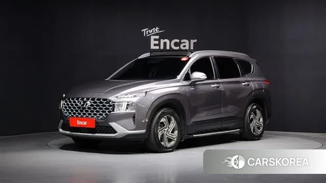 Hyundai The New Santa Fe 2021 Серый из Кореи