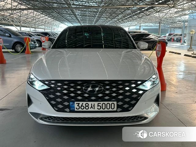 Hyundai The New Grandeur IG Hybrid 2021 Белый из Кореи