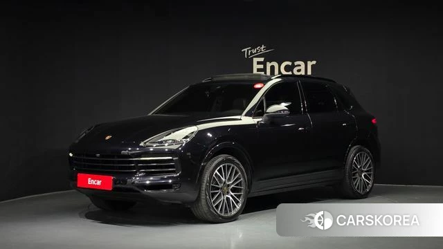 Porsche Cayenne (PO536) 2020 Черный из Кореи
