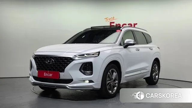 Hyundai Santa Fe TM 2019 Белый из Кореи