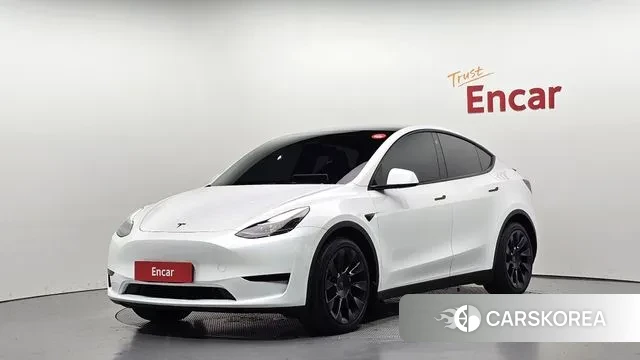 Tesla Model Y 2023 Белый из Кореи