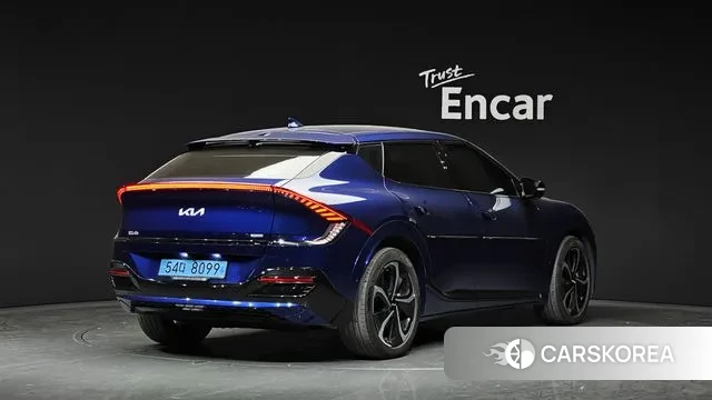 Kia EV6 2021 Синий из Кореи