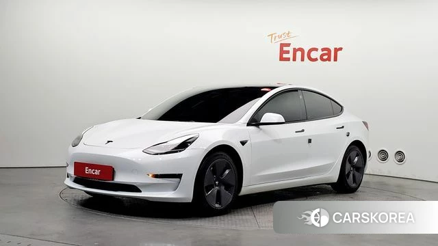 Tesla Model 3 2022 Белый из Кореи