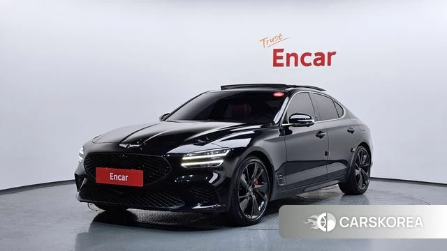 Genesis The New G70 2021 Черный из Кореи