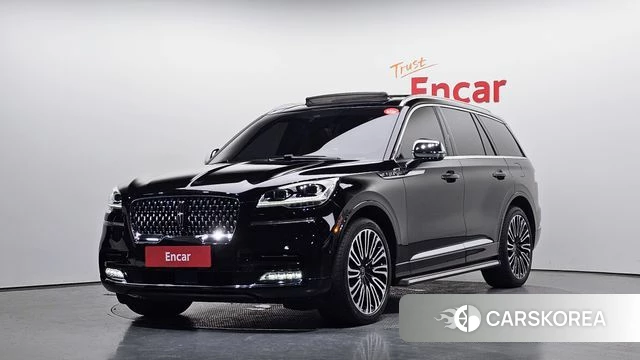 Lincoln Aviator 2nd generation 2021 Черный из Кореи