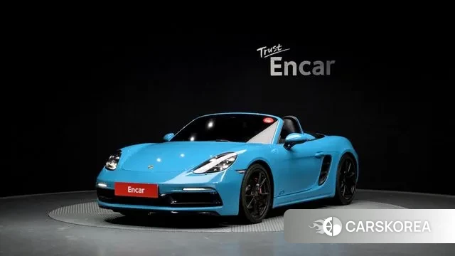 Porsche 718 Boxster 2019 Синий из Кореи
