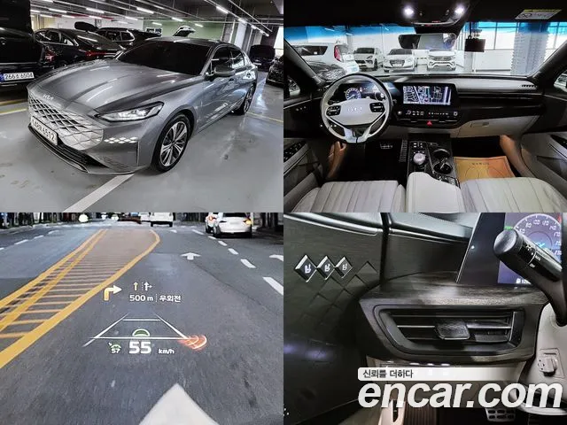 Kia K8 Hybrid 2022 Серебристо-серый из Кореи