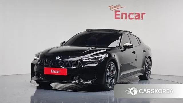 Kia Stinger 2018 Черный из Кореи