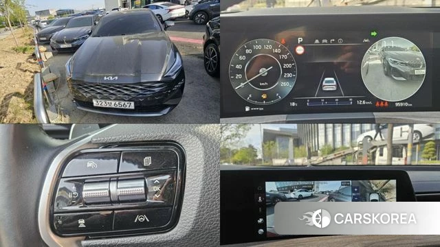 Kia K8 2022 Серый из Кореи