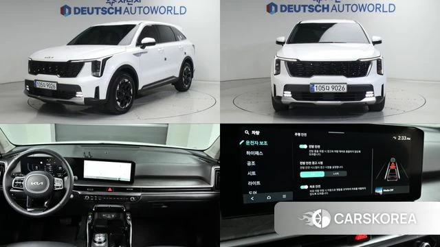 Kia The New Sorento 4th Generation 2023 Белый из Кореи