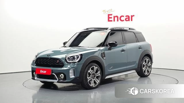 Mini Cooper S Countryman 2022 Темно-зеленый из Кореи