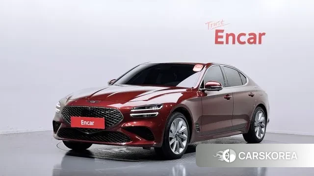 Genesis The New G70 2023 Красный из Кореи