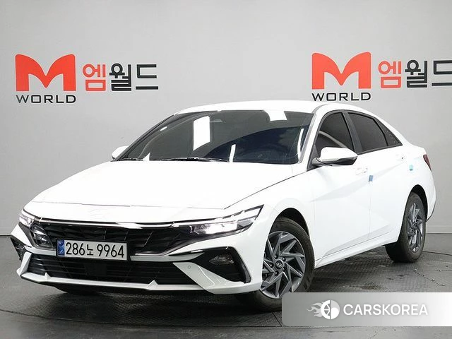 Hyundai The New Avante (CN7) 2025 Белый из Кореи