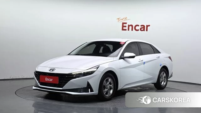 Hyundai Avante (CN7) 2021 Белый из Кореи