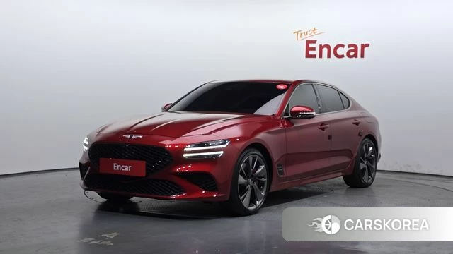 Genesis The New G70 2023 Красный из Кореи