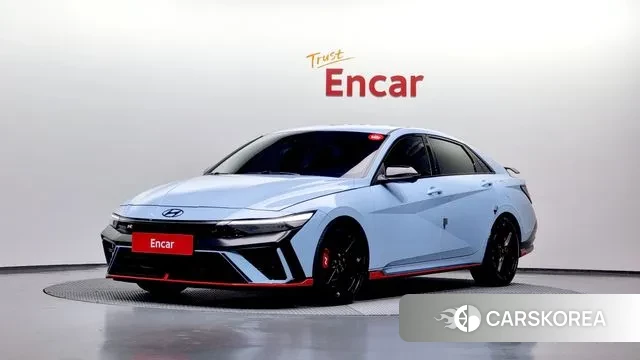 Hyundai The New Avante (CN7) 2023 Светло-серебряный цвет из Кореи