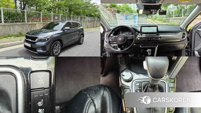 Kia Seltos 2021 Серый из Кореи