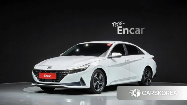 Hyundai Avante (CN7) 2020 Белый из Кореи
