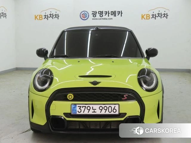 Mini Cooper S Convertible 2022 Желтый из Кореи