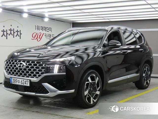 Hyundai The New Santa Fe 2021 Черный из Кореи