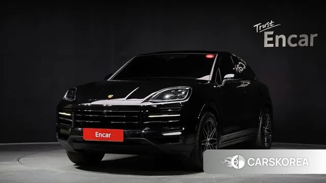 Porsche Cayenne (PO536) 2023 Черный из Кореи