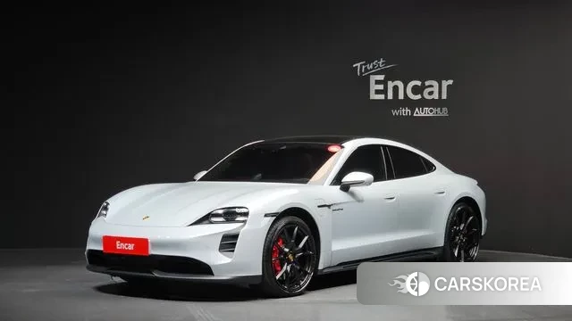 Porsche Taycan 2023 Серебристо-серый из Кореи