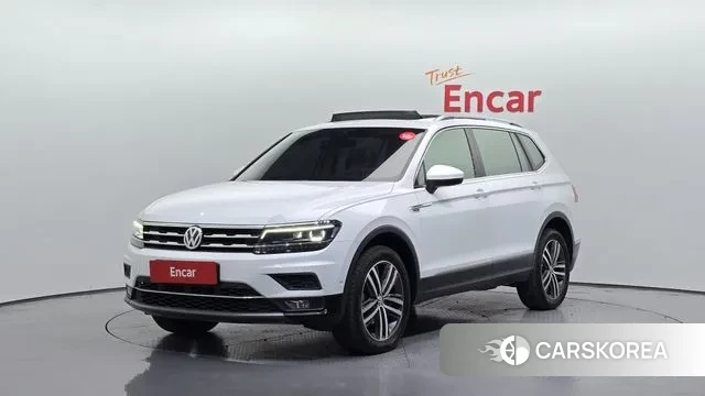 Volkswagen Tiguan Allspace 2020 Белый из Кореи
