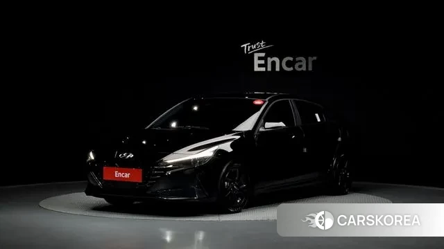 Hyundai Avante (CN7) 2022 Черный из Кореи