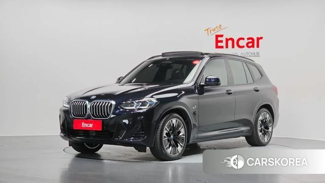 BMW iX3 2023 Синий из Кореи