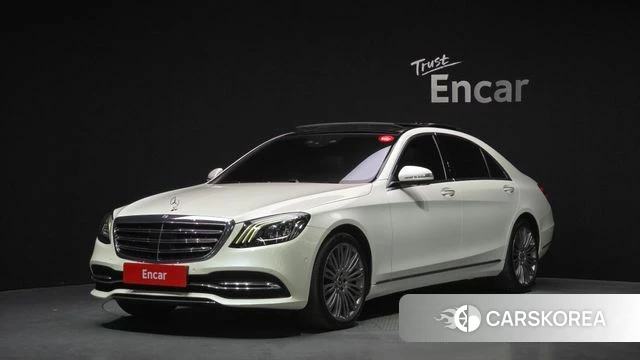 Mercedes-Benz S-Class W222 2018 Белый из Кореи