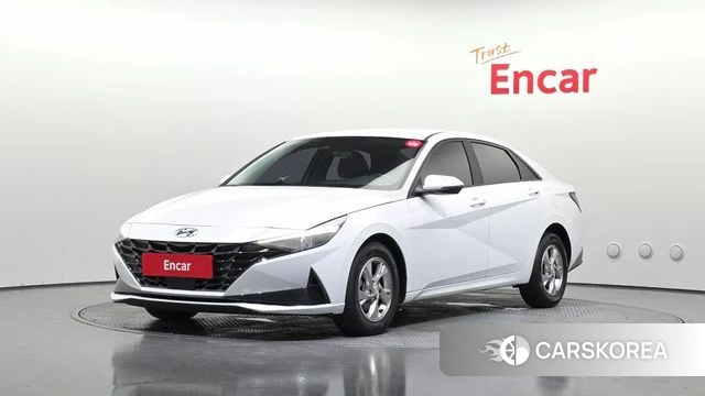 Hyundai Avante (CN7) 2020 Белый из Кореи