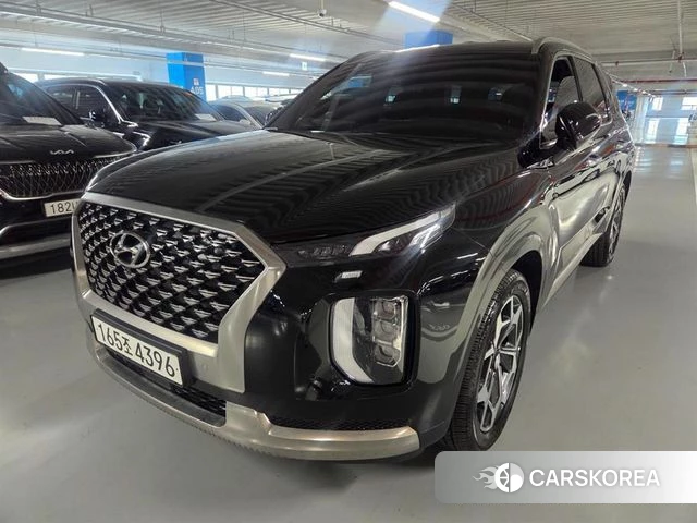 Hyundai Palisade 2022 Черный из Кореи