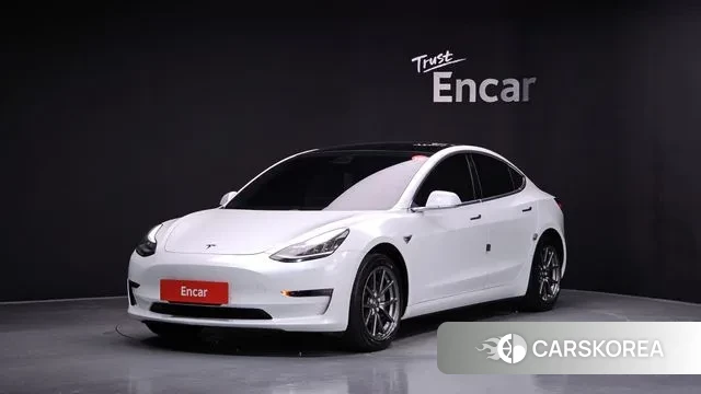 Tesla Model 3 2019 Белый из Кореи
