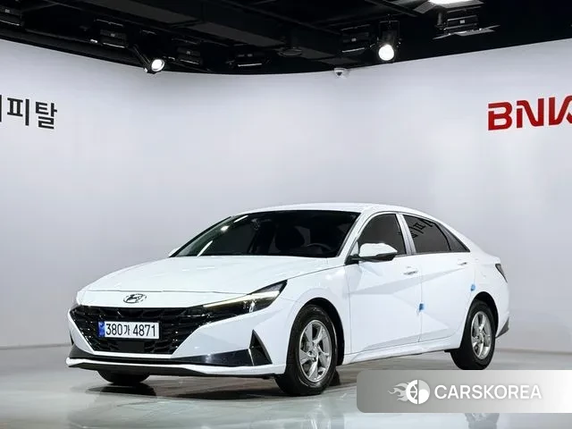 Hyundai Avante (CN7) 2022 Белый из Кореи