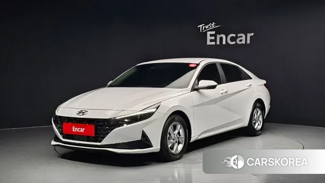 Hyundai Avante (CN7) 2021 Белый из Кореи