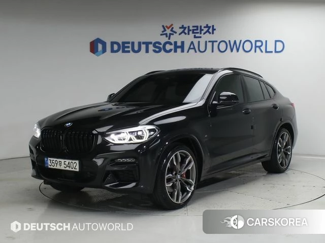 BMW X4 (G02) 2021 Черный из Кореи