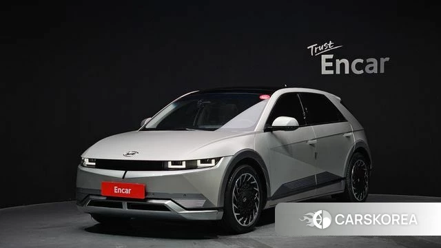Hyundai Ionic 5 2022 Серебристо-серый из Кореи