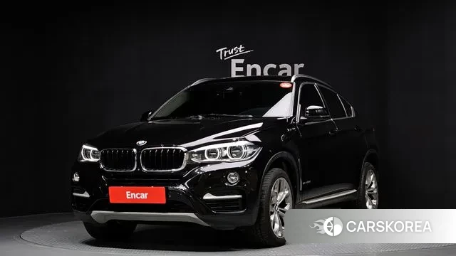 BMW X6 (F16) 2018 Черный из Кореи