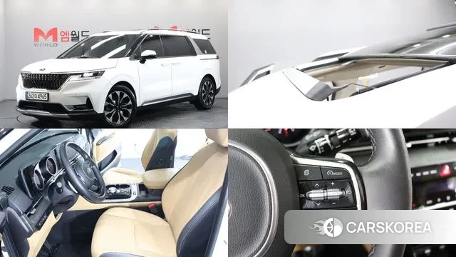 Kia Carnival 4th generation 2021 Белый из Кореи